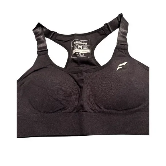 NWT Flag nor Fail seamless bra in black size medium - Picture 3 of 6